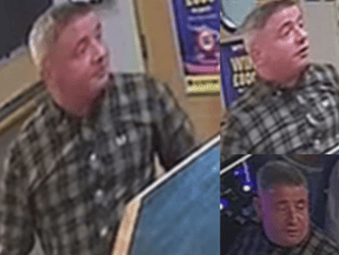 Police seek this man after staff member assaulted at betting shop