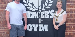 Gym buddies as Mercer's gets £1k to help troubled youths