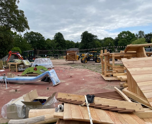 WATCH: New playground installation underway in Gostrey Meadow