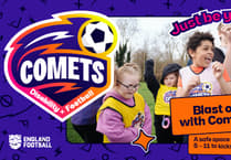 Comets racing through the sky to bring disability football to Alton FC