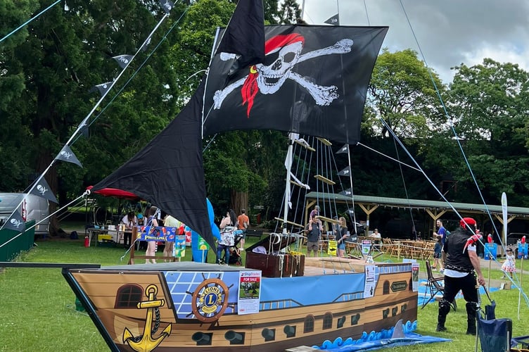 Alton Lions pirate ship