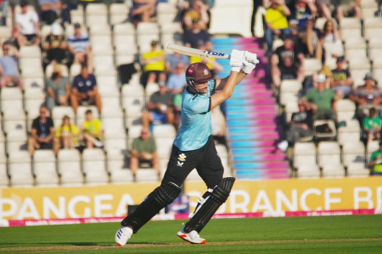 Will Jacks in T20 action (Photo: Mark Sandom)