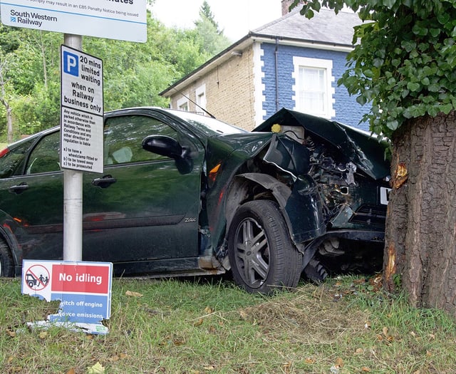 Woman hospitalised after crash outside Haslemere station