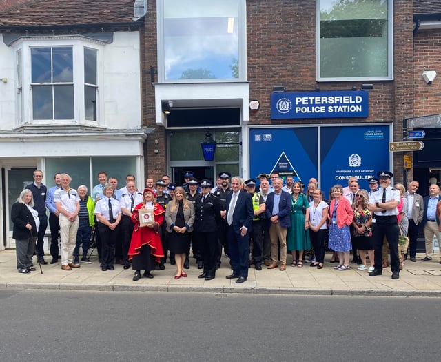 WATCH: Petersfield's new police station is opened