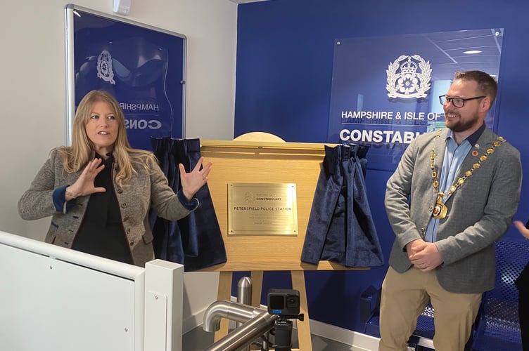 Donna Jones Petersfield Police station