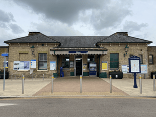 Choose a name for train-shaped planter at Alton railway station