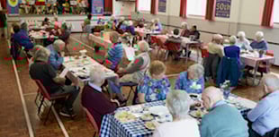 Ukulele band leads party as Four Marks Care celebrates 50th birthday