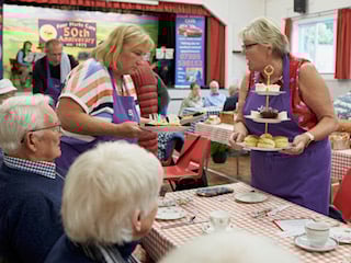 Four Marks Care 50th birthday party, Four Marks Village Hall, June 7th 2025.