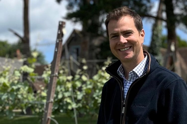 Andrew Debnam of Otium Wine Estates, based near Selborne.