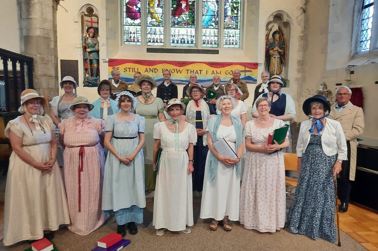 The Church of St Lawrence Choir, Lady Chapel, Regency Choral Evensong, Church of St Lawrence, Alton, June 29th 2025.