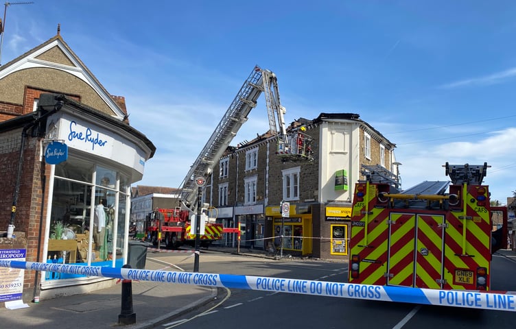 Lavant Street Aftermath Friday morning PIC1