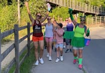 Great leap: Sabrina conquers Butser in memory of frog-loving friend (VIDEO)