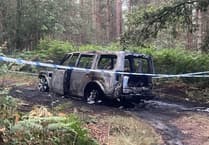 Longmoor car fire linked to spate of burglaries in Bordon and East Hampshire area