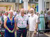 Choir sings hits from musicals in cool of Farnham church