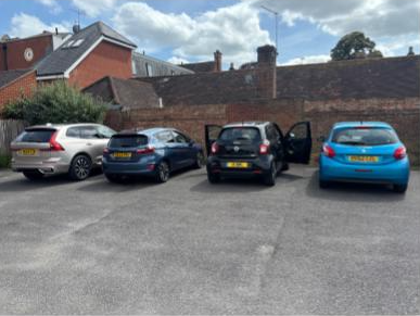 Victoria Road car park, Alton, June 26th 2025.