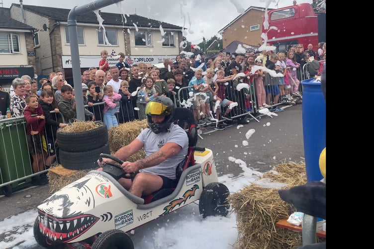 Car Wash Bordon Soap Box race