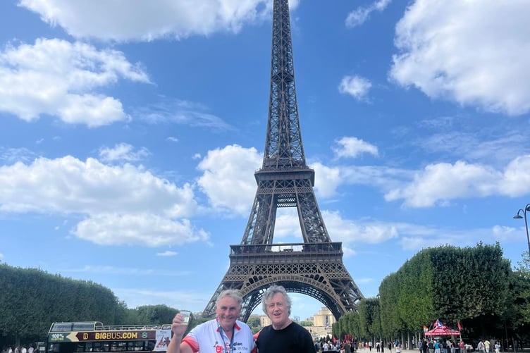 Geoff Robins and former captain Adrian Mitchell