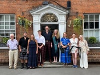 Bethune family return home to a house bearing their name