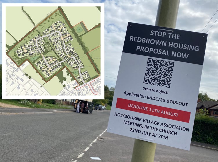 Redrawn Sign London Road Holybourne