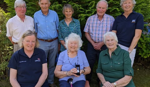 Haslemere volunteer marks 54 years supporting lifesaving charity