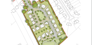 Relocated access road gives green light to 35 houses in Four Marks