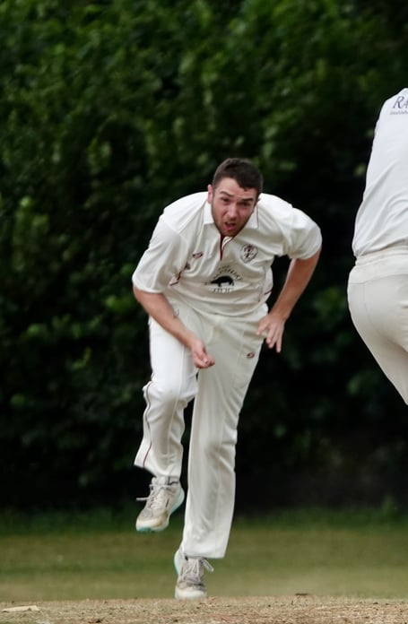Clanfield bowler Matt Bradley took four wickets