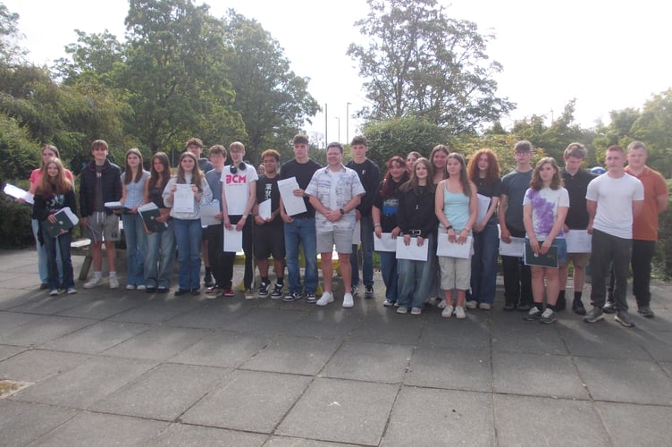 GCSE results day, Eggar's School, Holybourne, August 21st 2025.