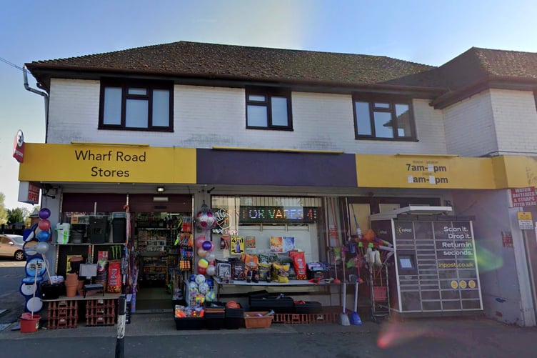 Wharf Road Store in Frimley Green (image Google)