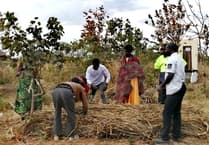 Climate campaigners in Alton help farmers in Malawi