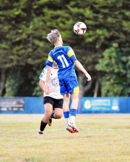 Kian Towse scored two goals against Clanfield (Photo: Dean Tricker)