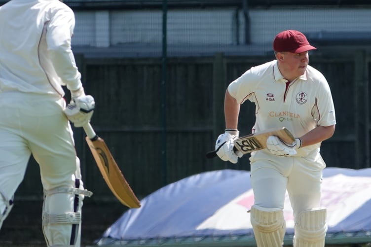 Alex Andrews scored 70 not out for Clanfield