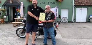 Certificate of thanks for pub owner who helped make convoy a success