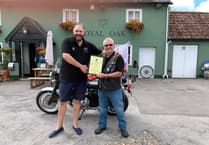 Certificate of thanks for pub owner who helped make convoy a success