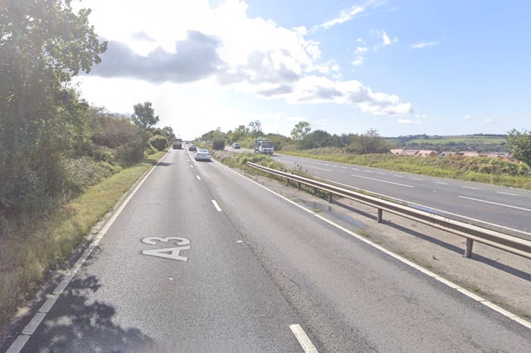 A3 Southbound Clanfield