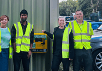 Site Equip in Lasham installs life-saving defibrillator for all to use