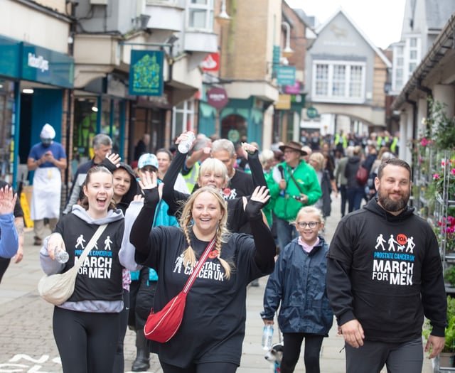 Marching on together for Kev as charity walk was a £14k record-breaker