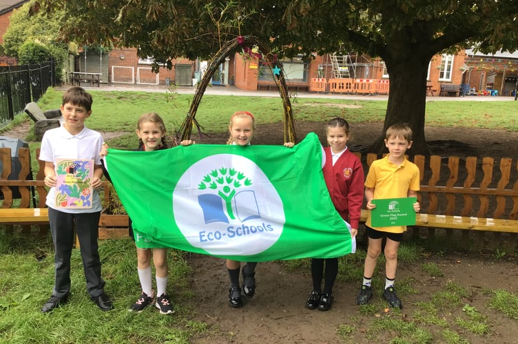 St Lawrence CE Primary School, Alton, Eco-Schools Green Flag, September 17th 2025.