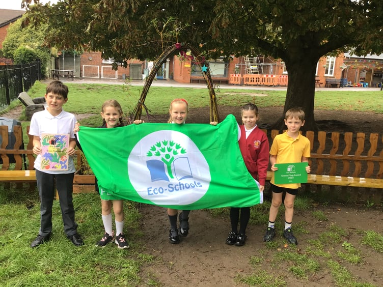 St Lawrence CE Primary School, Alton, Eco-Schools Green Flag, September 17th 2025.