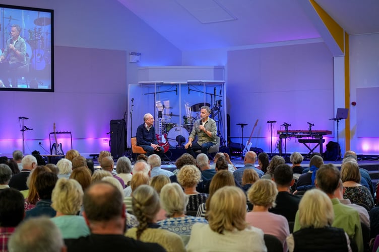 Q&A session with speaker Pete Greig at the Diocese of Guildford conference in Woking.