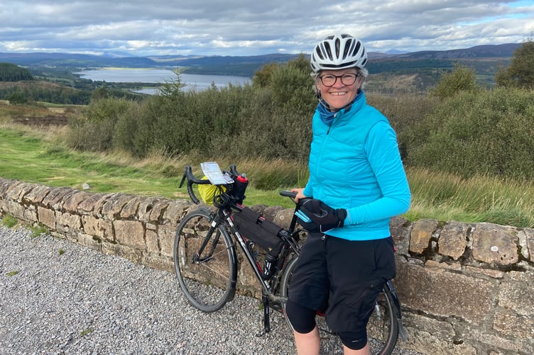 Local author Claire Davies on her Land’s End to John O'Groats cycle ride.