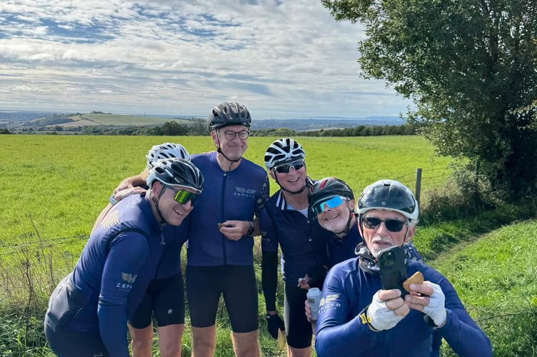 Damon Hill Farnham Cycle Butser