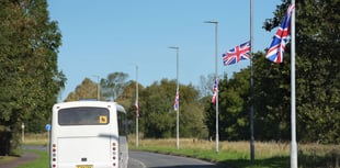 Flags on lampposts can stay unless they are causing an obstruction