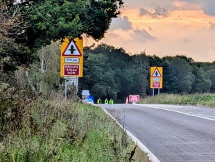 Police close A272/B2070 junction following serious accident