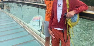 Father and son hungry for more after Venice charity ride raises £5k