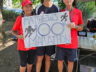 Runner defies odds to complete 100th marathon