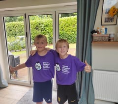 Haslemere boys run 100km for charity