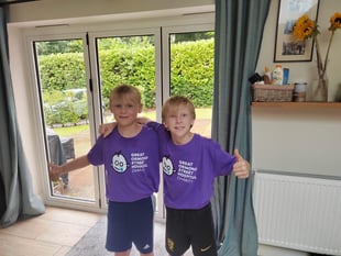 Haslemere boys run 100km for charity