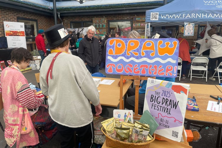 The launch of Farnham Craft Month.