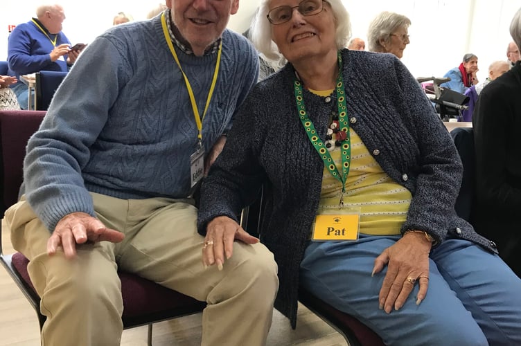 Pat and Eddie, The Williams Club for the Visually Impaired of Farnham, Farnham Baptist Church, October 1st 2025.