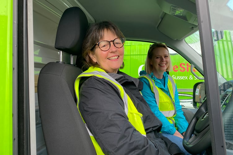 Volunteer drivers for FareShare Sussex & Surrey.